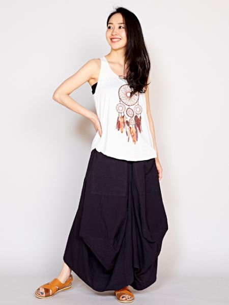 Plain Nepali Cotton Skirt