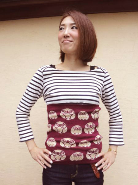 ふくろう腹巻き Mサイズ