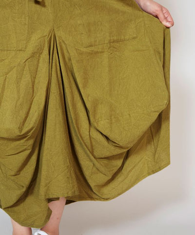 Acid Washed Asymmetrical Skirt