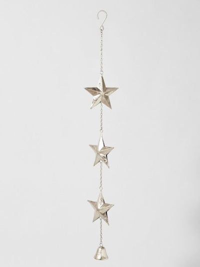 Metal Star Bell Wall Hanging