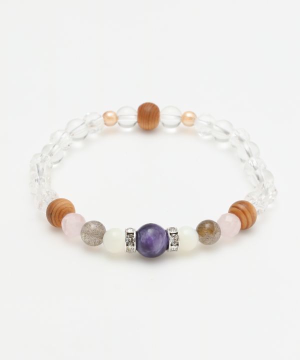 YAKUSUGI x Charoite Beads Bracelet