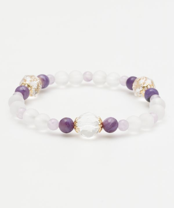Triangular Crystal x CHAORITE Bracelet Bangles & Bracelets by 岩座 - Ametsuchi