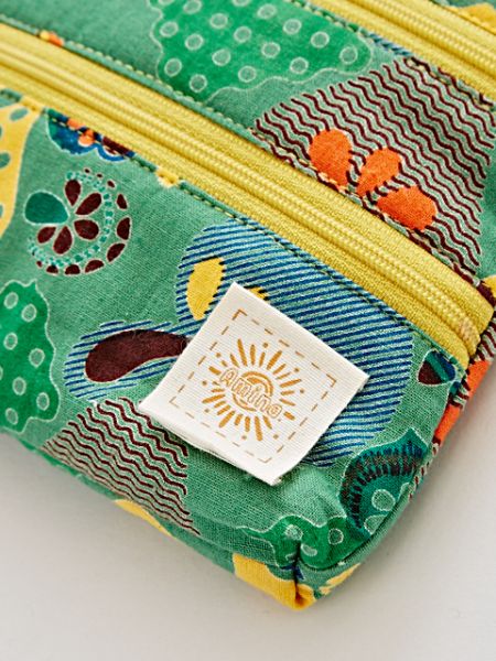 World Trip Triple Zip Pouch