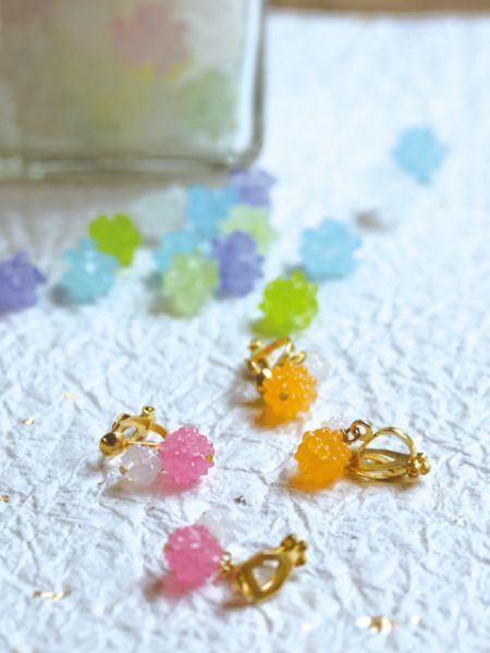 KONPEITOU Clip Earrings