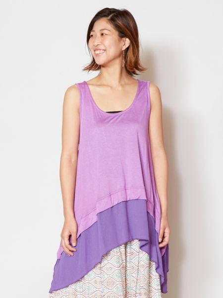 Lagenlook-Ärmelloses Top von AMINA - Ametsuchi