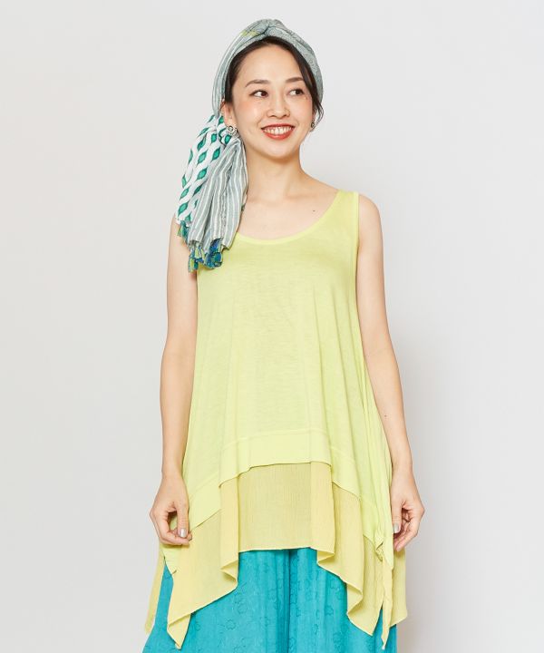 Lagenlook-Ärmelloses Top von AMINA - Ametsuchi