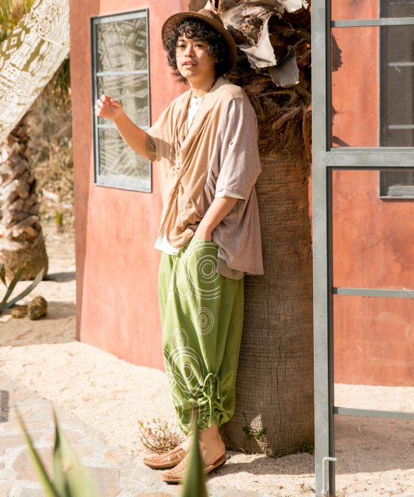 Colorblock Drape Top