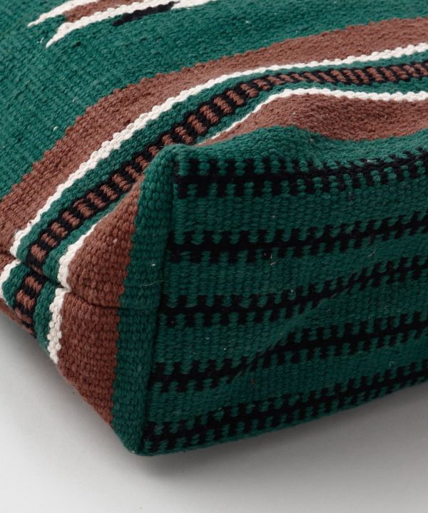 Geometric Pattern Hand Woven Rug Tote Bag