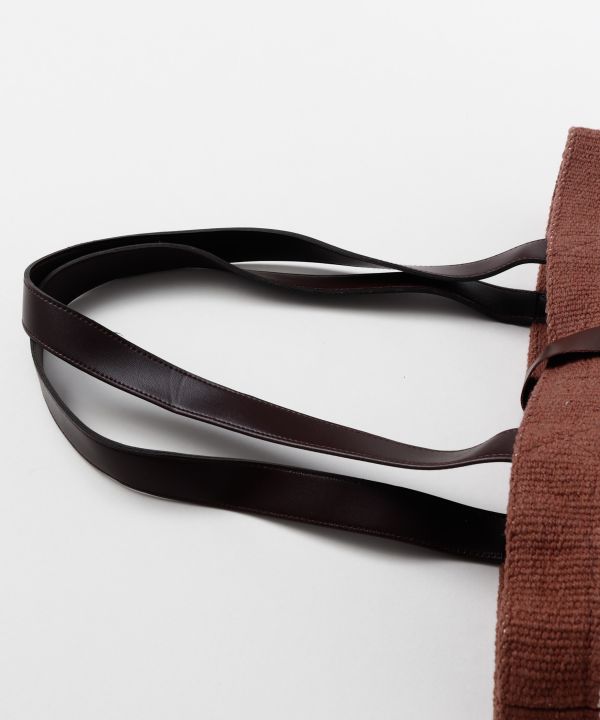 Geometric Pattern Hand Woven Rug Tote Bag