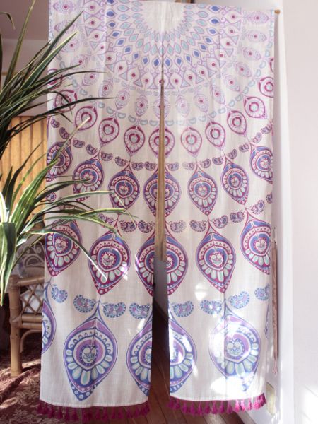Mandala Fringe NOREN Door Curtain