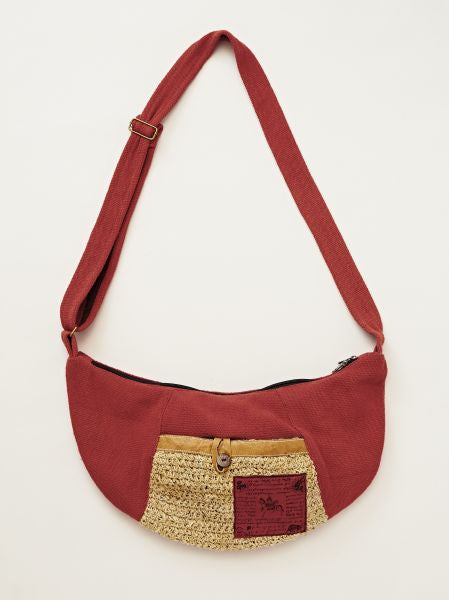 Dar Lcog Inspired Crescent Shoulder Backpack