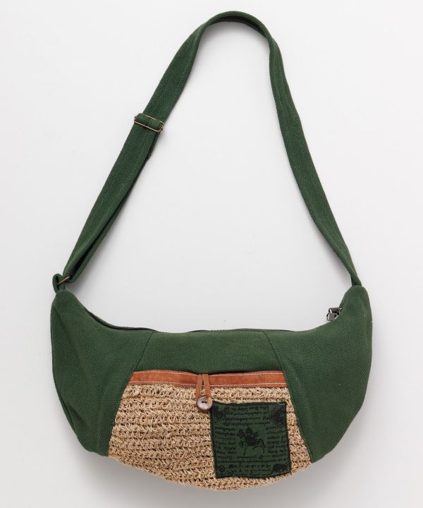 Dar Lcog Inspired Crescent Shoulder Backpack