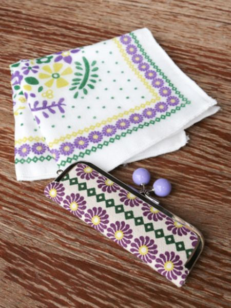 Polish Pottery Pattern GAMAGUCHI Stamp Case