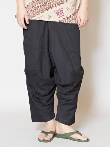 Pantalones harem 3D unisex de algodón indio