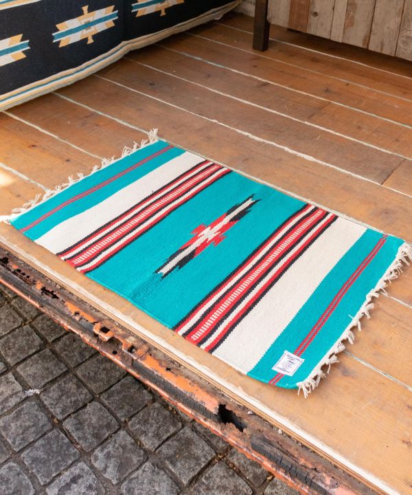 Navajo Muster Bodenteppich Matte 45 × 65cm