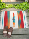 Navajo Muster Bodenteppich Matte 45 × 65cm