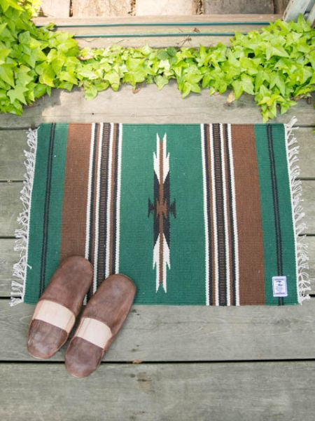 Alfombra de suelo con motivo Navajo, 45 × 65 cm