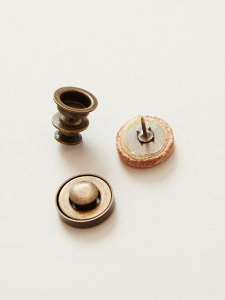 TOCHIGI Leather FUROSHIKI Handle & Snap Button