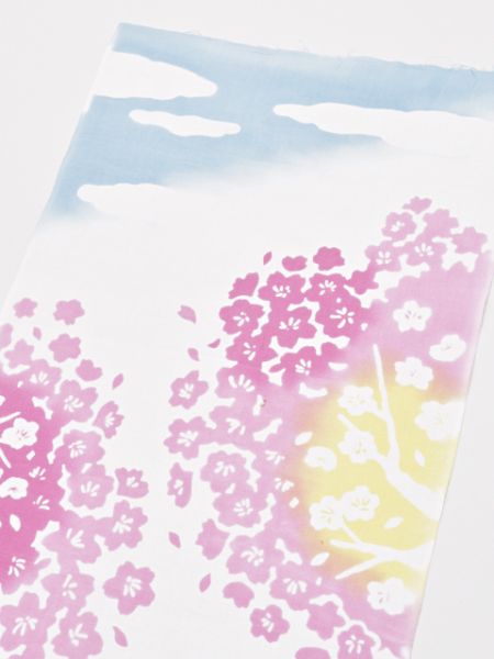 Sakura Cat TENUGUI Towel