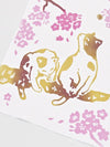 Sakura Cat TENUGUI Towel