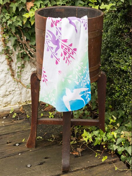 藤つばめ手ぬぐい