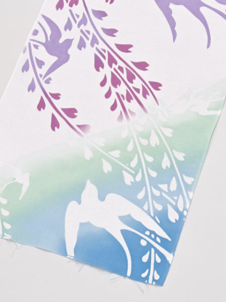 藤つばめ手ぬぐい