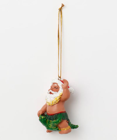 Hawaiian Santa Claus Ornament