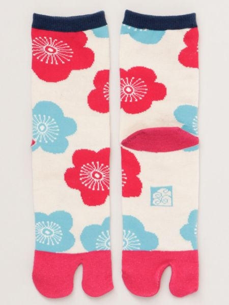 Kaos Kaki TABI - Ukuran Bulat UME 23-25cm oleh Kaya - Ametsuchi