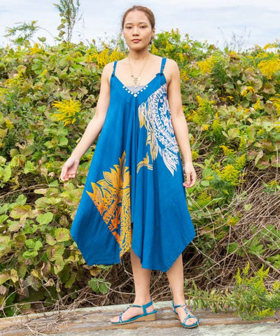 Tribal Flower Playsuit Dress