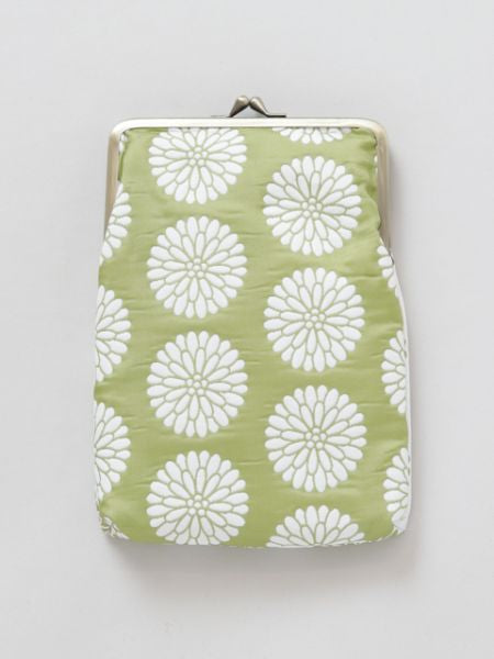 Flower HUKURE-ORI GAMAGUCHI Purse