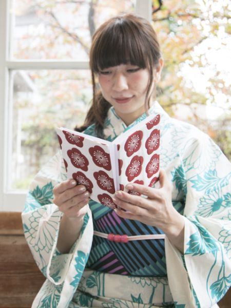 和花ふくれ織りご朱印帳