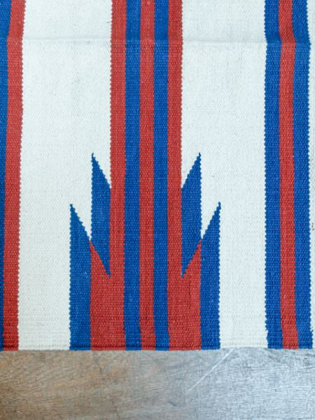 Hand Woven Navajo Pattern Rug - M