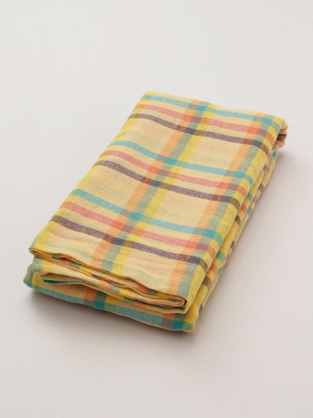 MADLAS Plaid Multi Cloth Bed Cover - Single Decorative Fabrics by AMINA - Ametsuchi
