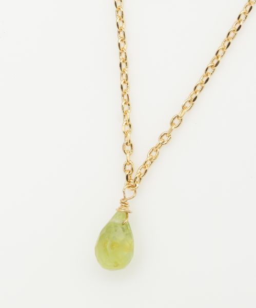 Collar de piedras preciosas de piedra de nacimiento