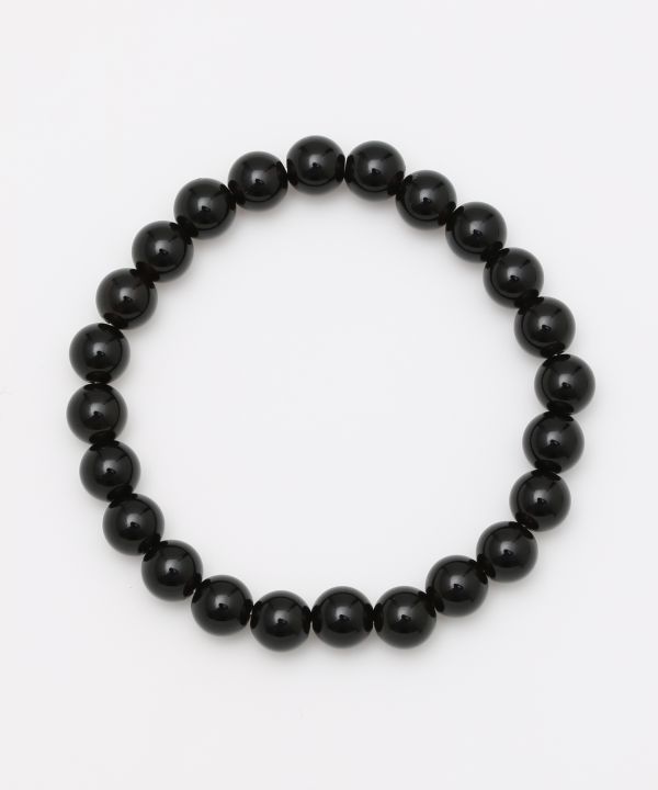 8mm Black Crystal Bracelet Bangles & Bracelets by 岩座 - Ametsuchi
