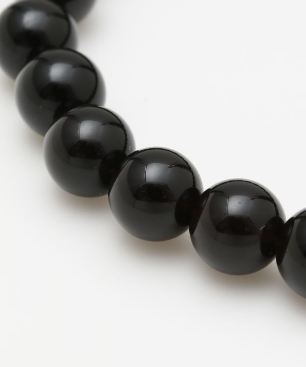 8mm Black Crystal Bracelet Bangles & Bracelets by 岩座 - Ametsuchi