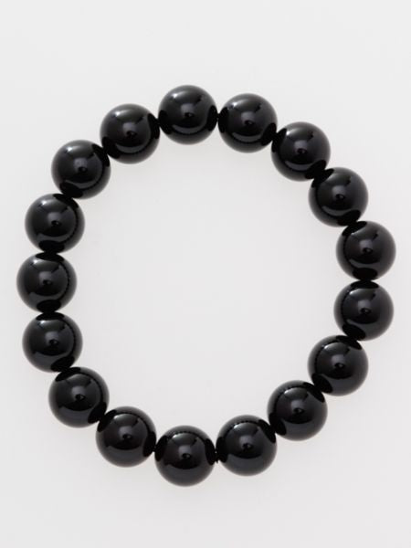 12mm Premium Black Crystal Bracelet Bangles & Bracelets by 岩座 - Ametsuchi