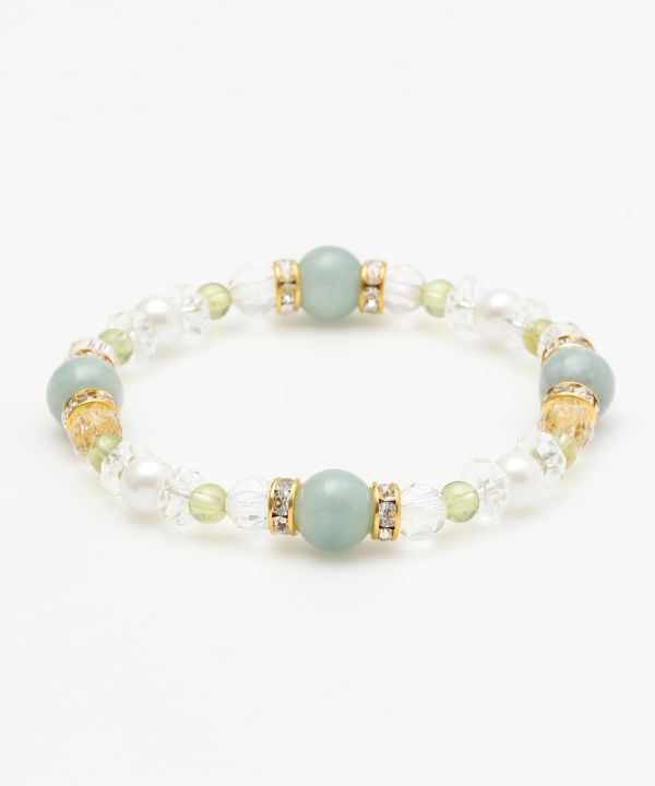 KOKI-SEITAN Crystal x Jade Bracelet