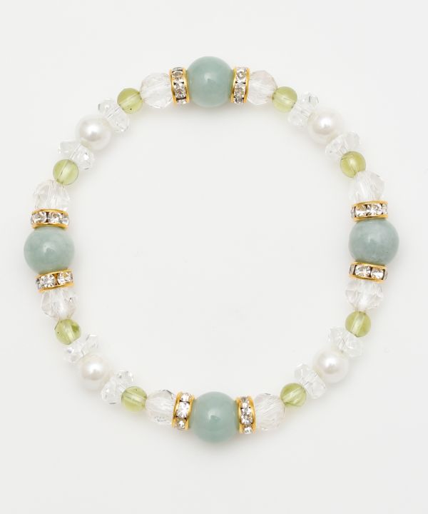 KOKI-SEITAN Crystal x Jade Bracelet