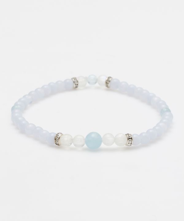 Gelang dan Kalung Aquamarine KISHA-TANREI oleh 岩座 - Ametsuchi