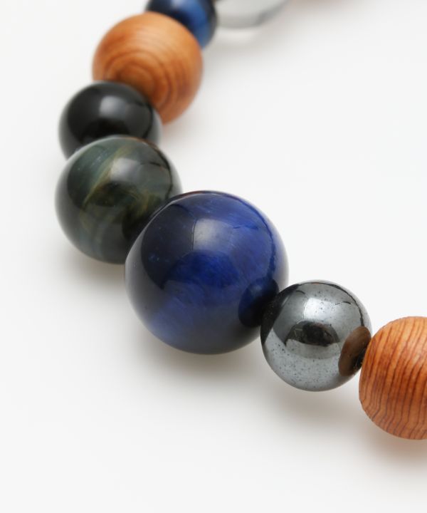 威風堂々 - Lapis Tiger Eye Bracelet Bangles & Bracelets by 岩座 - Ametsuchi