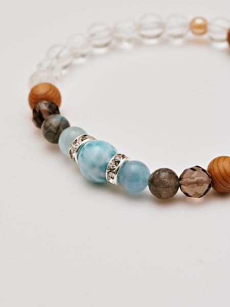 YAKUSUGI x Crystal Bracelet Bangles & Bracelets by 岩座 - Ametsuchi
