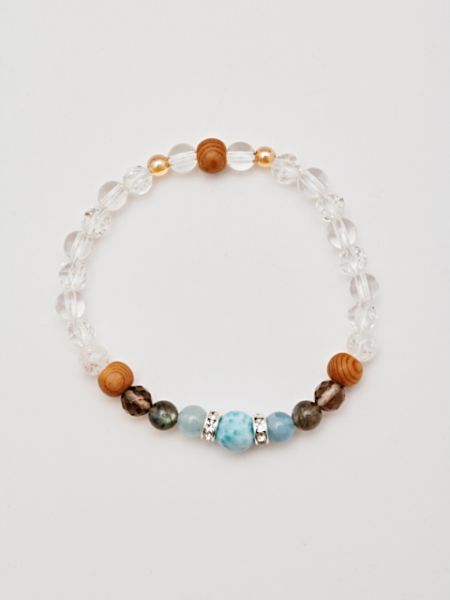 YAKUSUGI x Crystal Bracelet Bangles & Bracelets by 岩座 - Ametsuchi