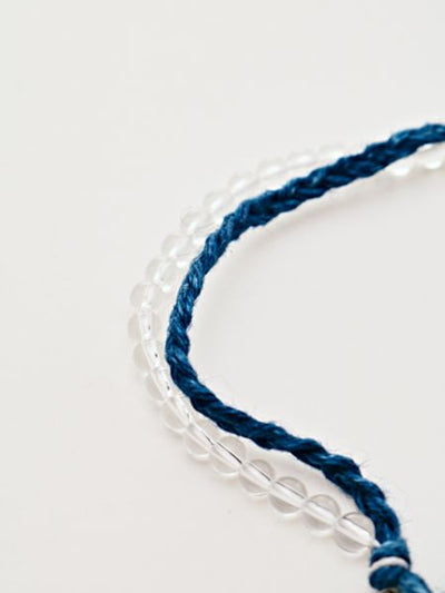 INDIGO Dye Hemp Cotton Strings Bracelet