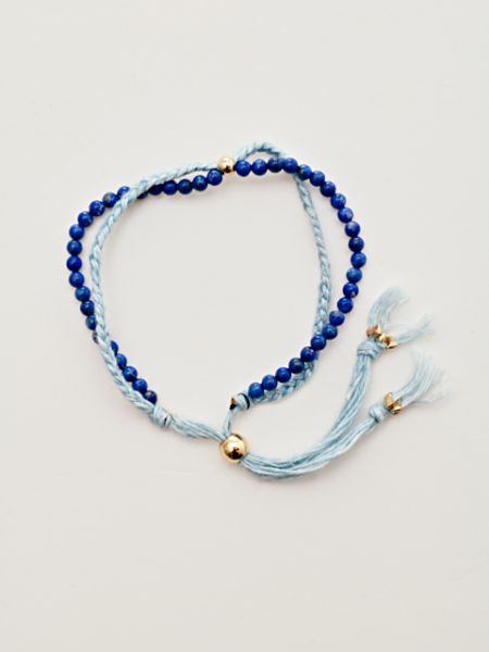 INDIGO Dye Hemp Cotton Bracelet