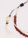 Jan Birthstone Silk Code Braid Bracelet-Grenat