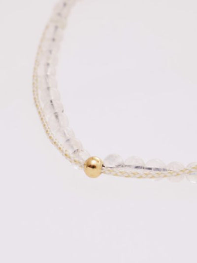 Jun Birthstone Silk Code Braid Bracelet-Moonstone