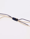 Jul Birthstone Silk Code Braid Bracelet - Rhodochrosite