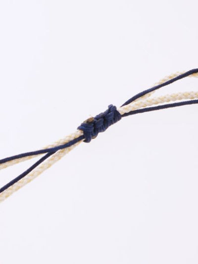 八月誕生石絲綢代碼編織手鍊-橄欖石