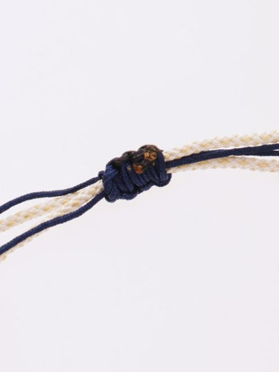 Sep Birthstone Silk Code Braid Bracelet-Lapis Lazuli